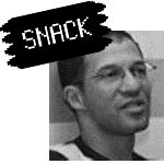 Portrait de Jean-Christophe Carius avec le logo "snack"